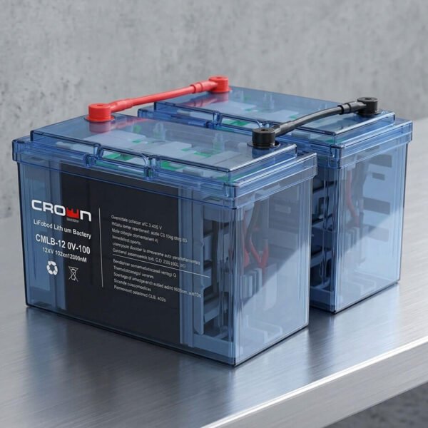 Batería LiFePO4 Crown Micro CMLB-12.8-100 – 12.8 V / 100 Ah / 1280 Wh