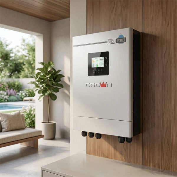 Inversor Híbrido Crown Micro ELEGO OYSTER 6.5 kW – IP65 / 48 V